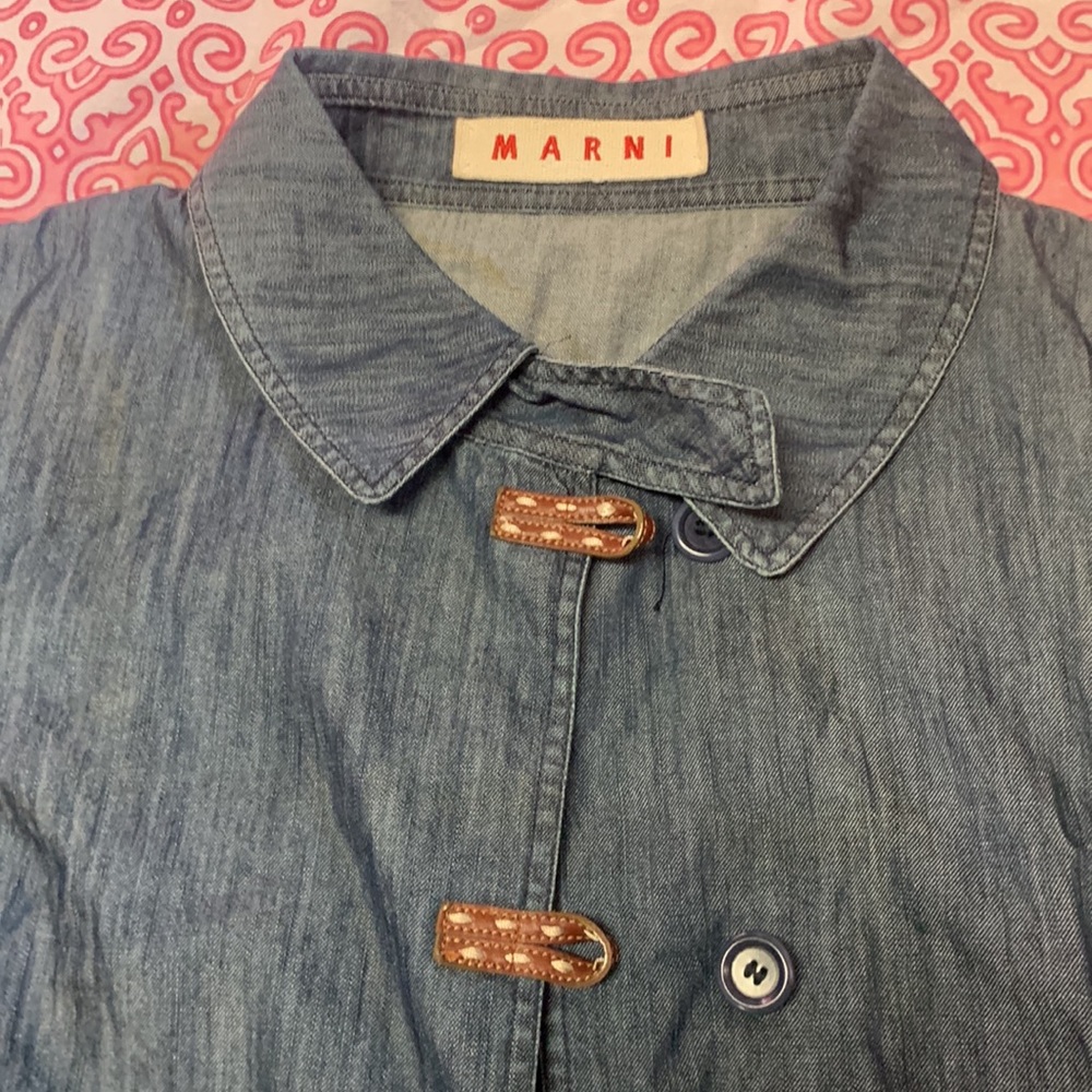 Marni denim dress coat - Picture 2 of 8